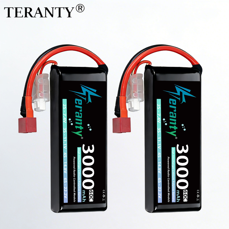 Rc Hobby & Maskinservice I Eskilstuna - TERANTY 2S 3000mAh Lipo-Akku 7,4V 60C