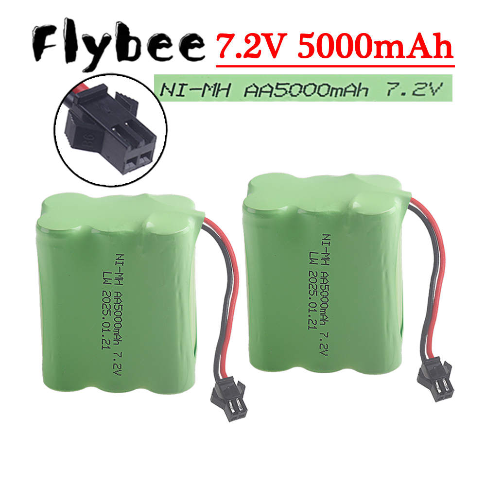 Rc Hobby & Maskinservice I Eskilstuna - (SM-2P-Stecker) 7,2 V 5000 mAh NiMH-Akku