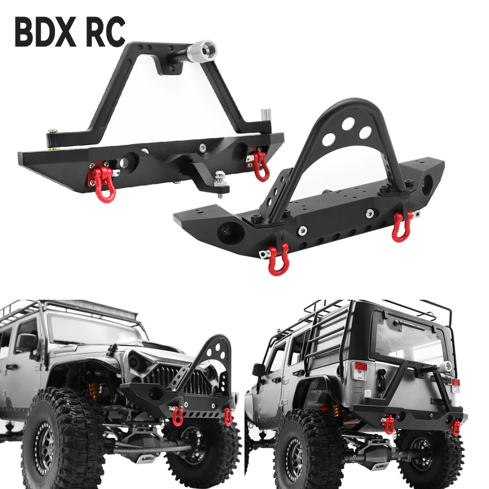 Rc Hobby Grade Crawler - Metall-Stoßstange vorne und hinten mit 1,9-Zoll-Reifen