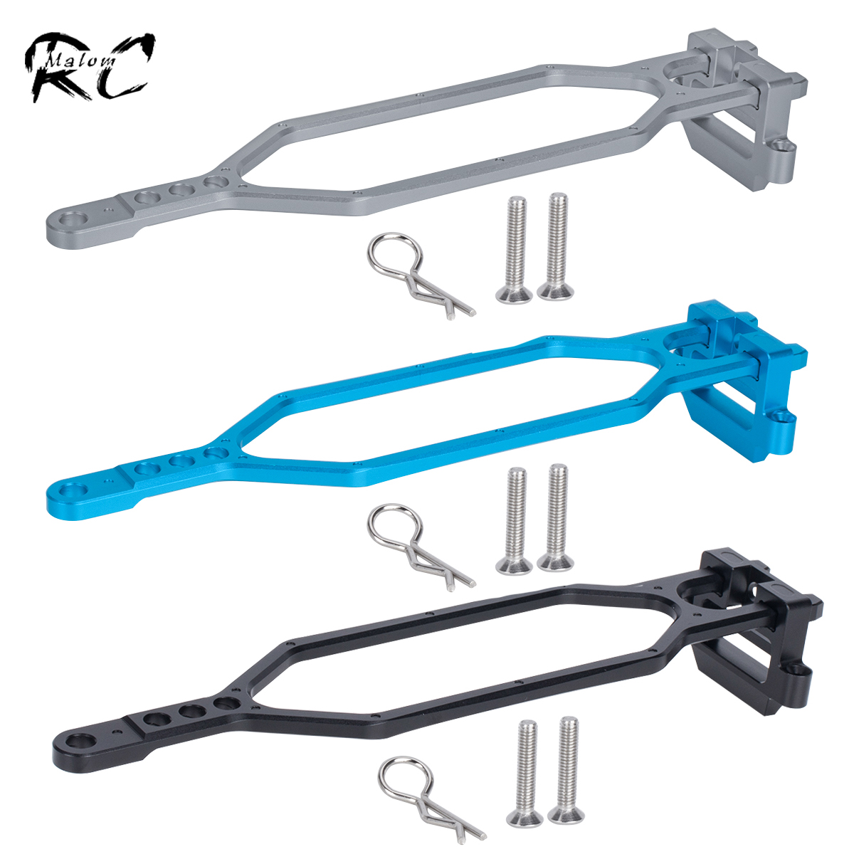Rc Hobby Room - CNC-Aluminium-Haltebatterie-Kit mit erweiterter Kapazität für Traxxas