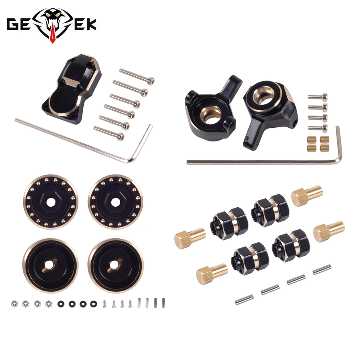 Rc Hobby Room - Messing-Gegengewicht Lenkknöchel Radnabe für 1/24 RC