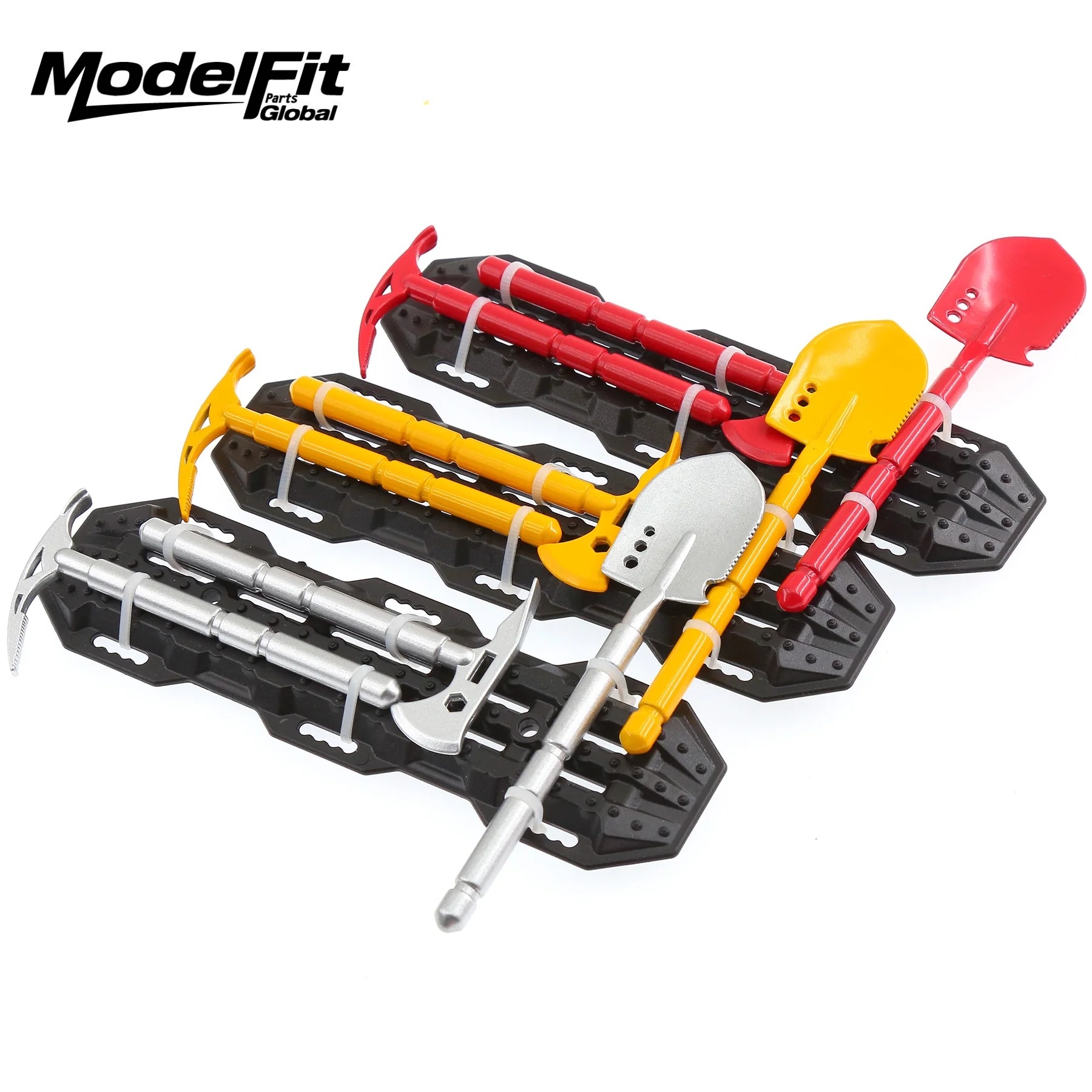 Rc Hobby Room - Simulations-Schaufel, Axt, Spitzhacke mit Anti-Rutsch-Brett und