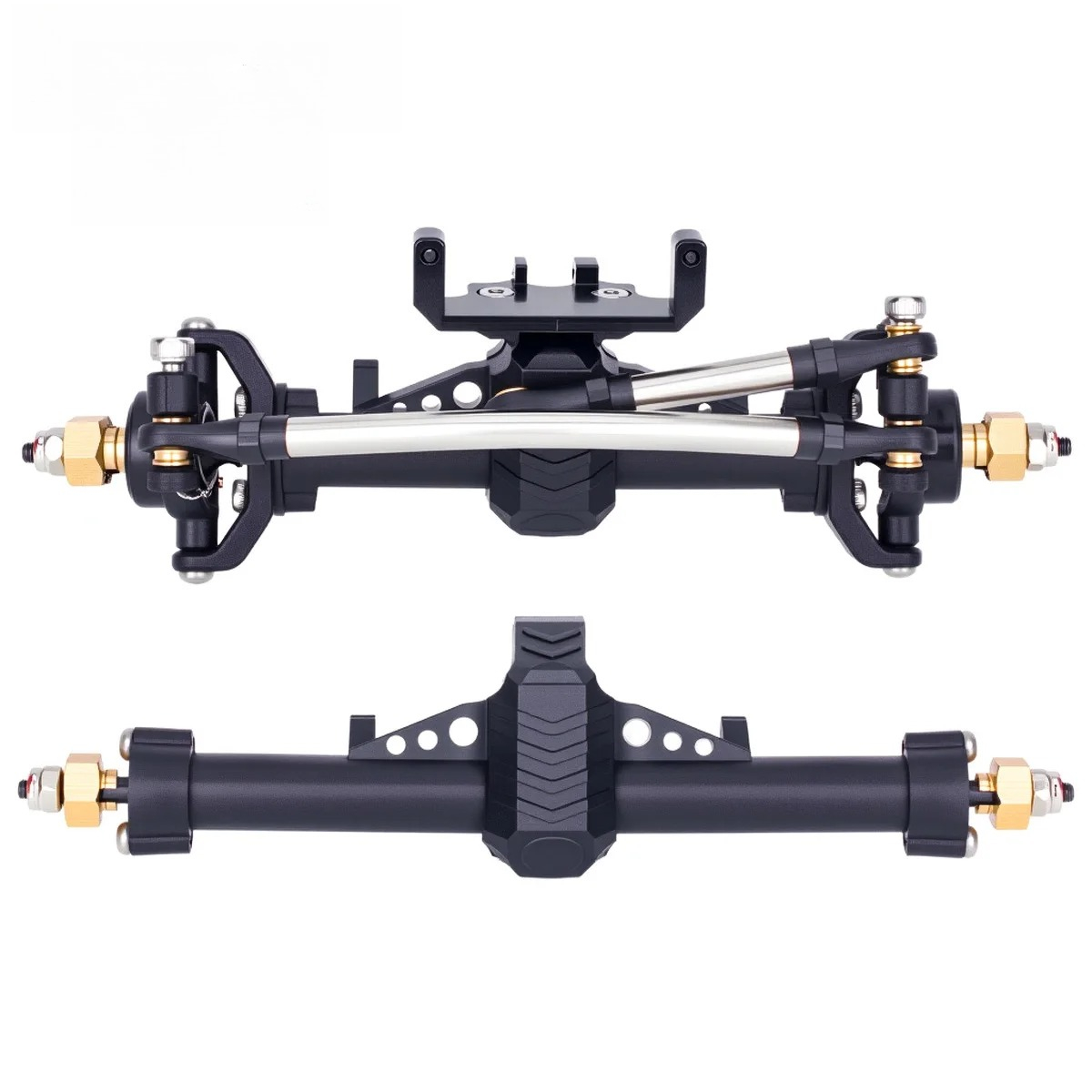 Rc Hobby Room - Kunststoff SCX24 Vorder- und Hinterachs-Set mit