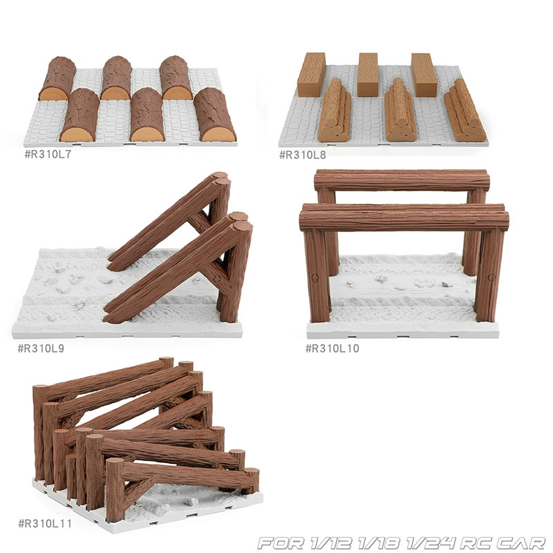 Simulierte Holzpfahl-Straßensp – Rc Hobby Track Bewertung und Preis