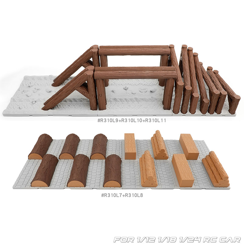 Simulierte Holzpfahl-Straßensp – Rc Hobby Track Bewertung und Preis