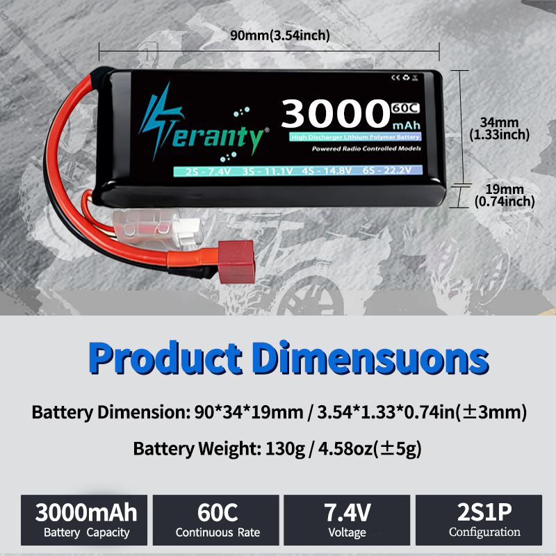 TERANTY 2S 3000mAh Lipo-Akku 7 – Rc Hobby & Maskinservice I Eskilstuna Bewertung und Preis