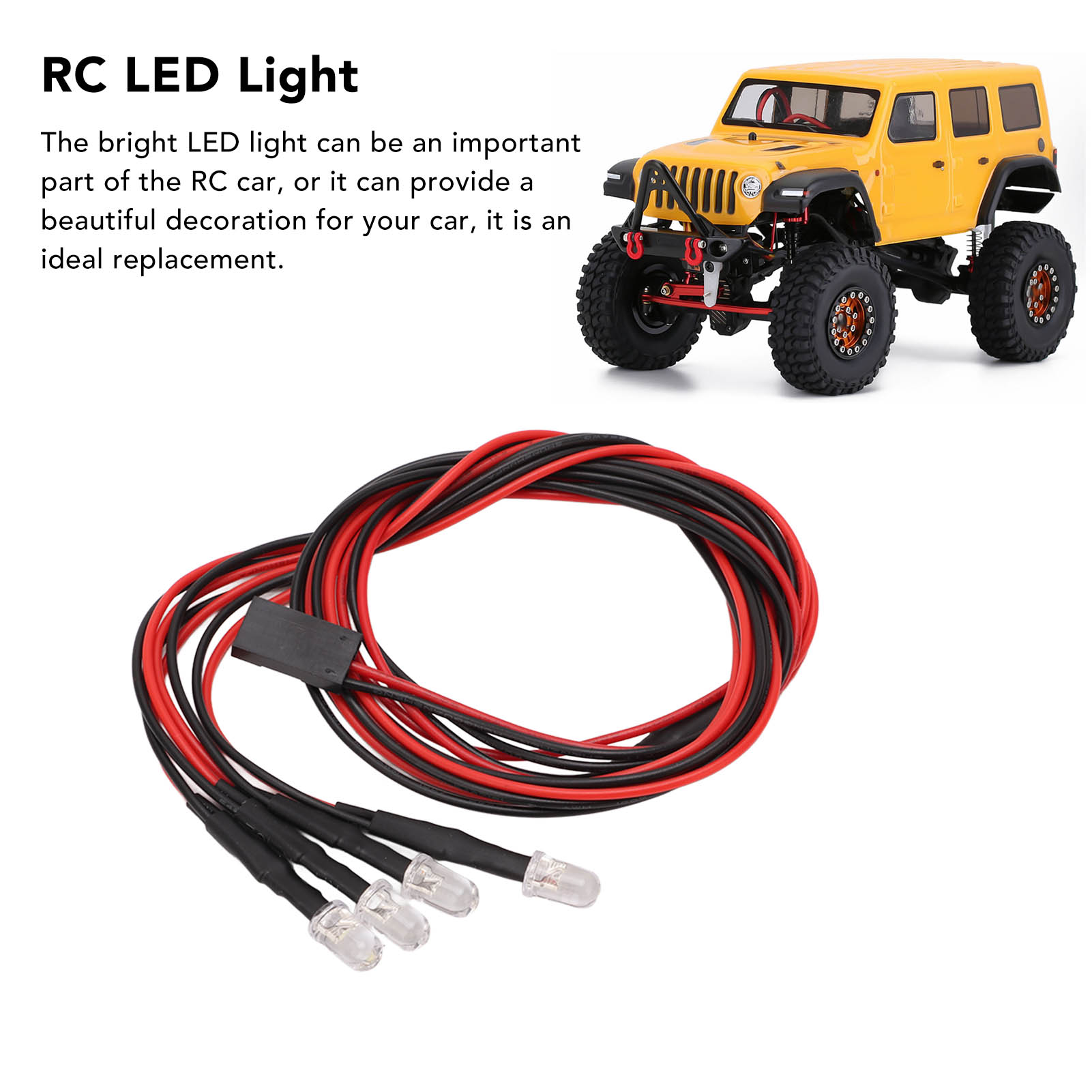 5 Sets 4 LED RC Auto-Lichter H – Led Light Kit Rc Bewertung und Preis