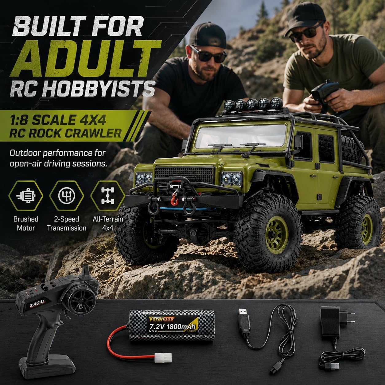 Ferngesteuerter Truck für Erwa – Rc Hobby Grade Crawler Bewertung und Preis