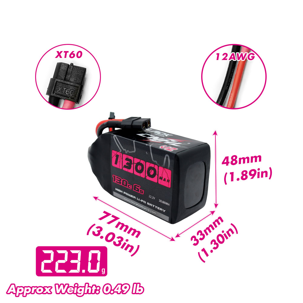 2 Stück CNHL 6S 22,2V Lipo-Akk – Hobby Rc Quadcopters & Multirotors Bewertung und Preis