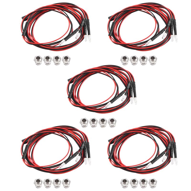 4 LEDs 3mm RC LED-Lichtset für – Led Light Kit Rc Bewertung und Preis